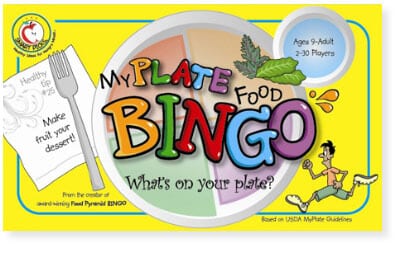 old myplate food bingo game