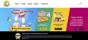 smart picks nutritional books and games for kids - website