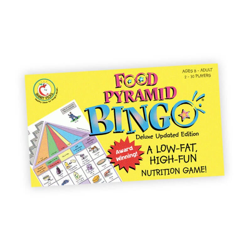 MyPlate Food Pyramid Bingo - Healthy Food Choice Game for Kids