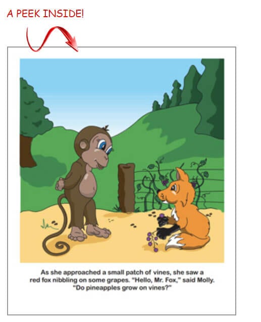 Sample page from Molly the Monkey